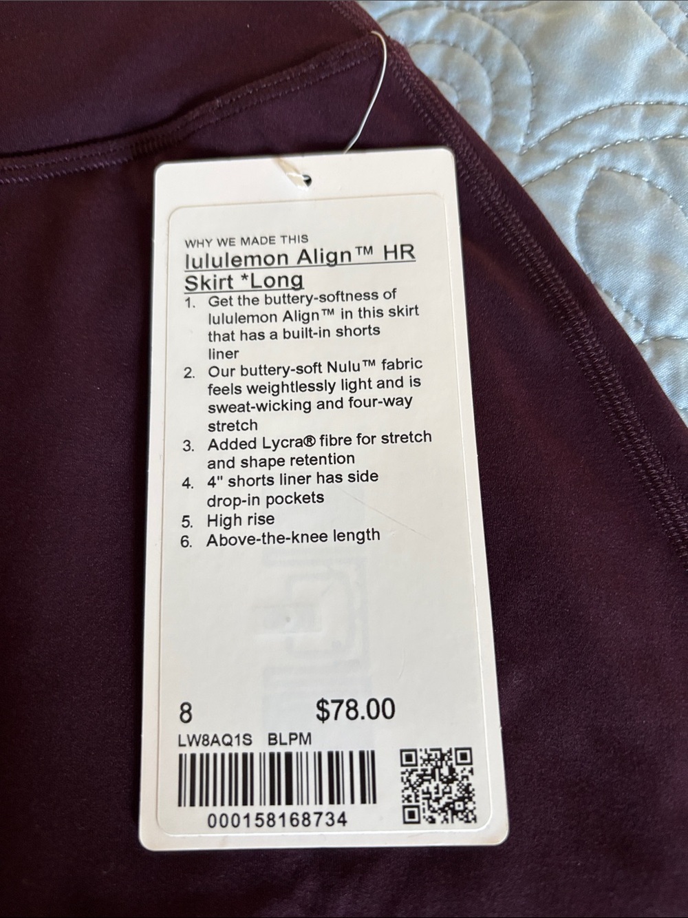 Lululemon Align High Rise Skirt Long - Picture 2 of 3